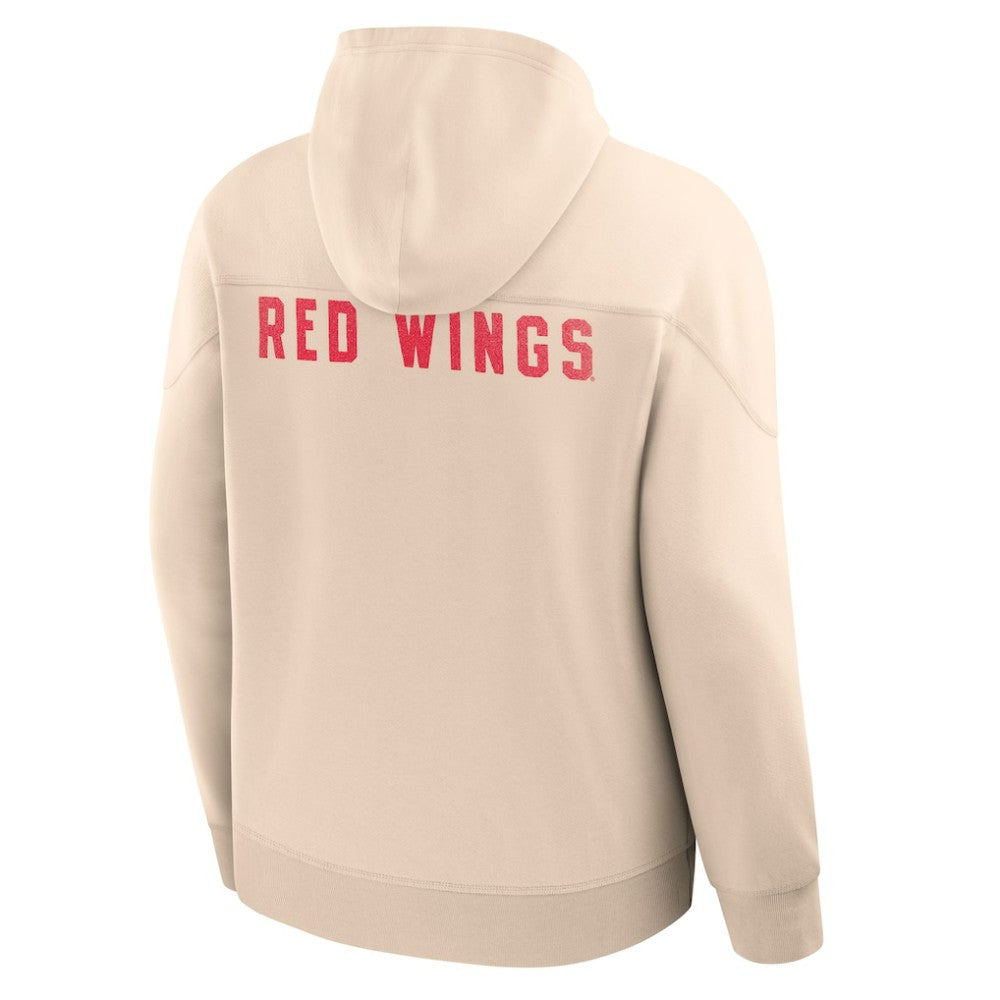 NHL Cream Detroit Red Wings Fanatics Vintage Hoodie
