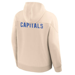 NHL Cream Washington Capitals Fanatics Vintage Hoodie