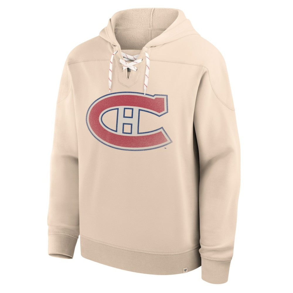 NHL Cream Montreal Canadiens Fanatics Vintage Hoodie