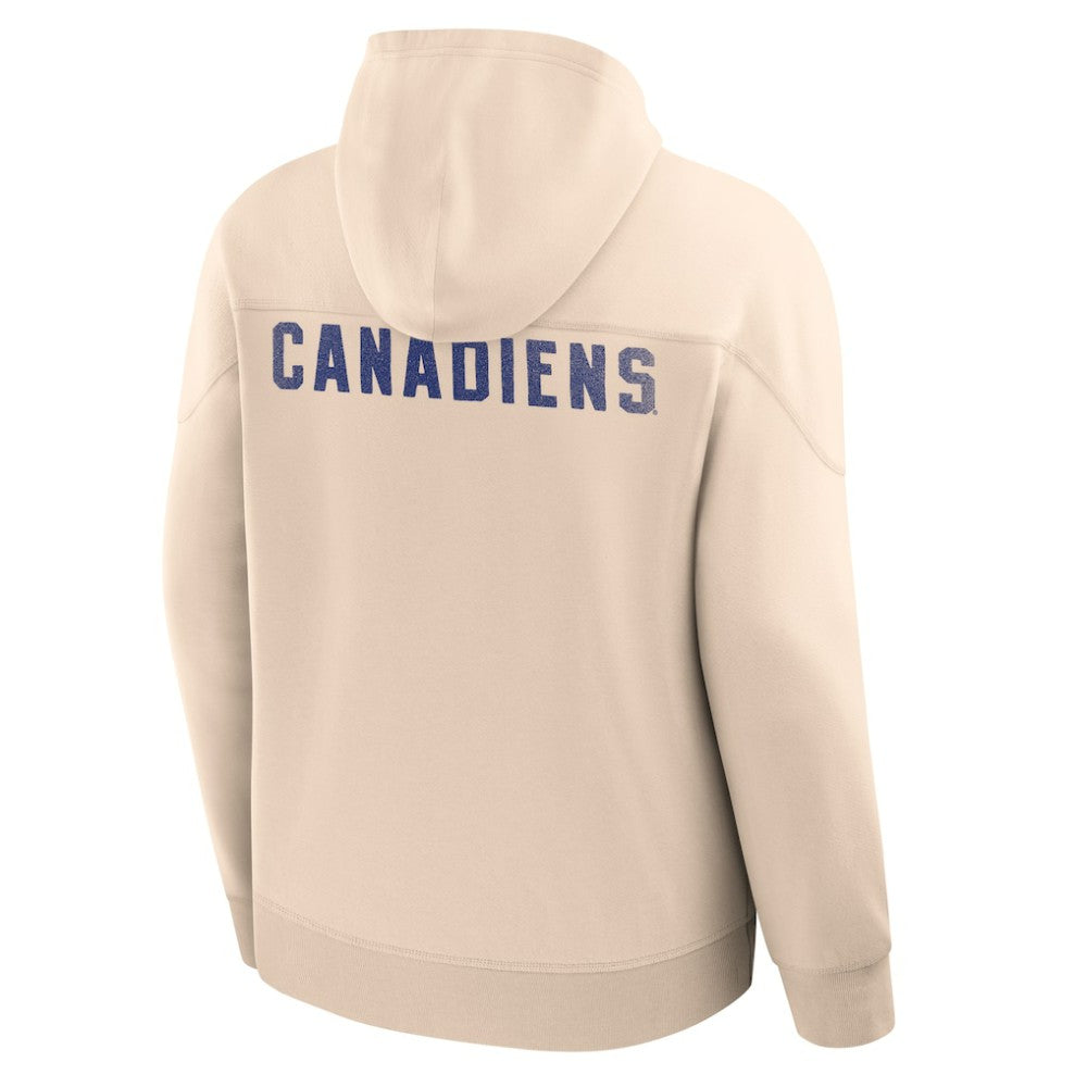 NHL Cream Montreal Canadiens Fanatics Vintage Hoodie
