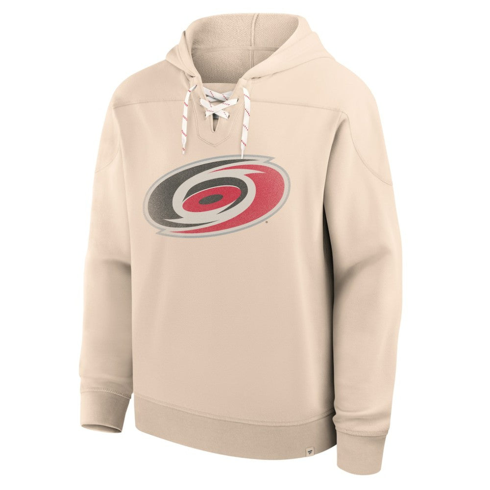 NHL Cream Carolina Hurricanes Fanatics Vintage Hoodie