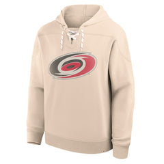 NHL Cream Carolina Hurricanes Fanatics Vintage Hoodie