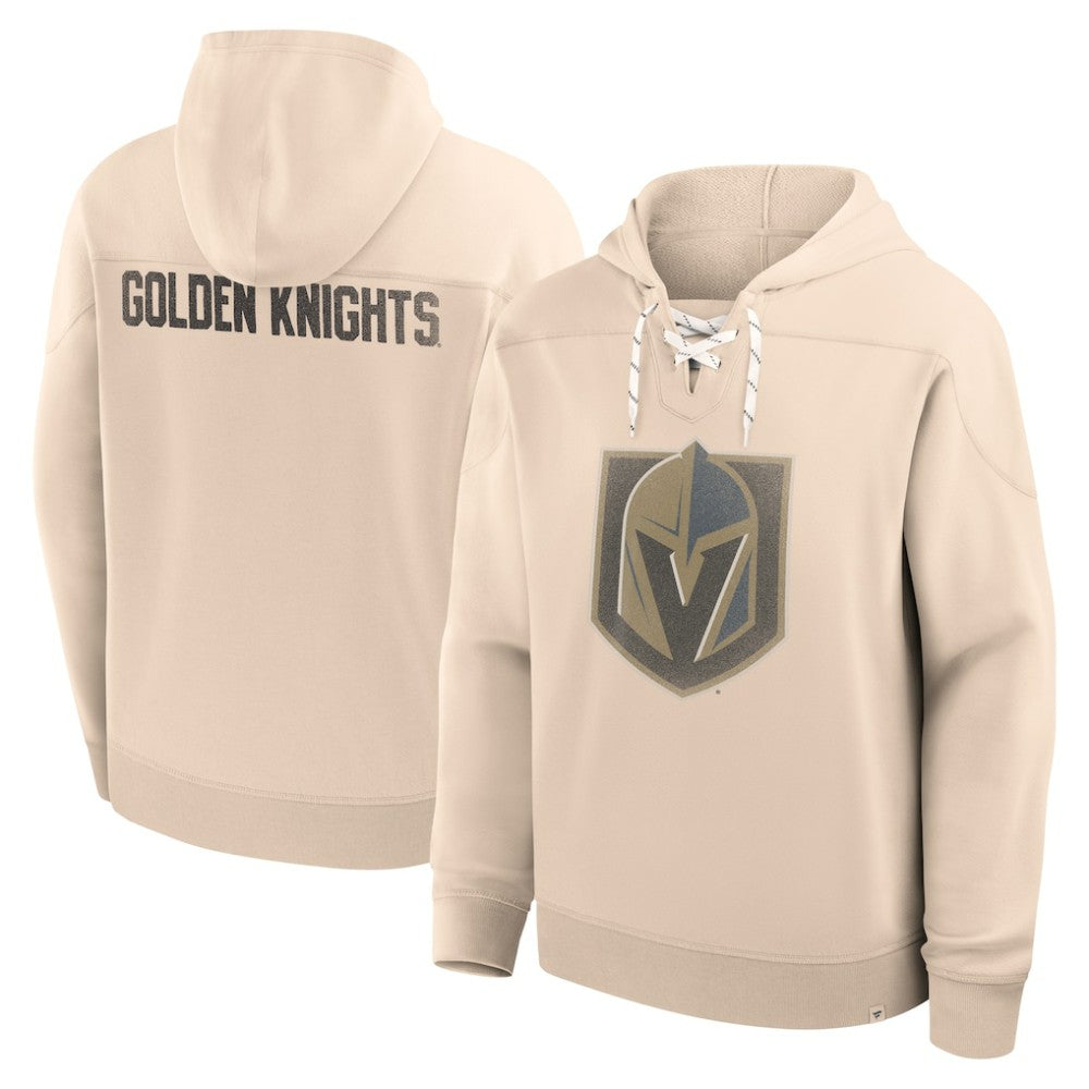 NHL Cream Vegas Golden Knights Fanatics Vintage Hoodie