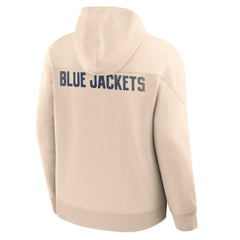 NHL Cream Columbus Blue Jackets Fanatics Vintage Hoodie