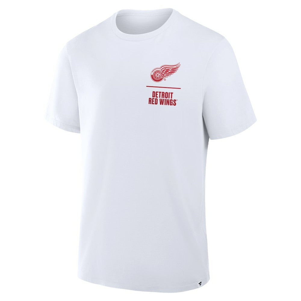 NHL White Detroit Red Wings Fanatics Crash The Net Legacy T-Shirt