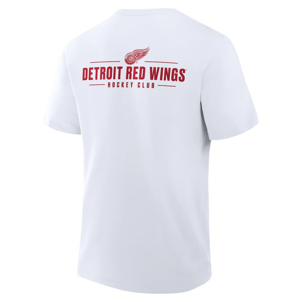 NHL White Detroit Red Wings Fanatics Crash The Net Legacy T-Shirt