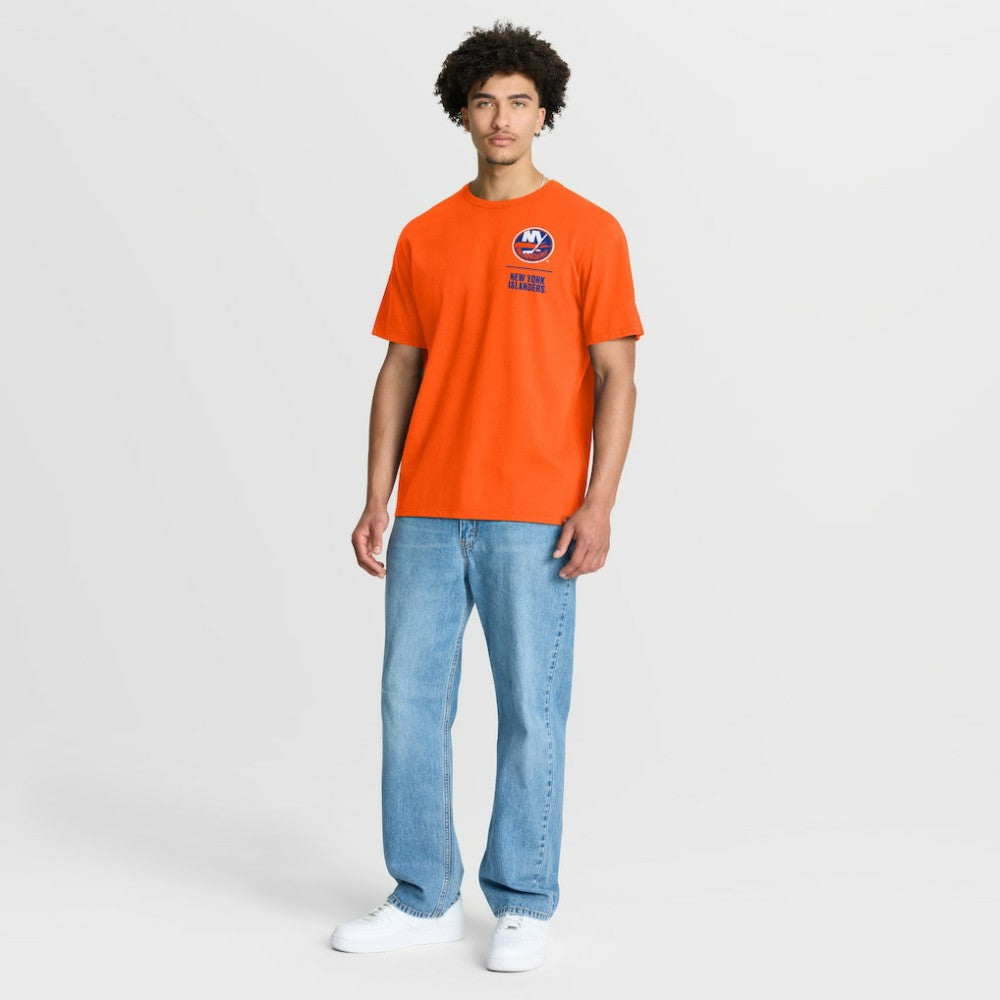 NHL Orange New York Islanders Fanatics Crash The Net Legacy T-Shirt