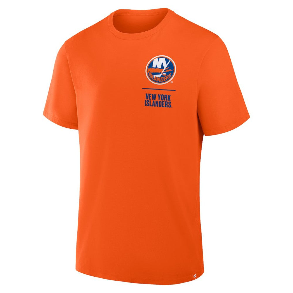 NHL Orange New York Islanders Fanatics Crash The Net Legacy T-Shirt