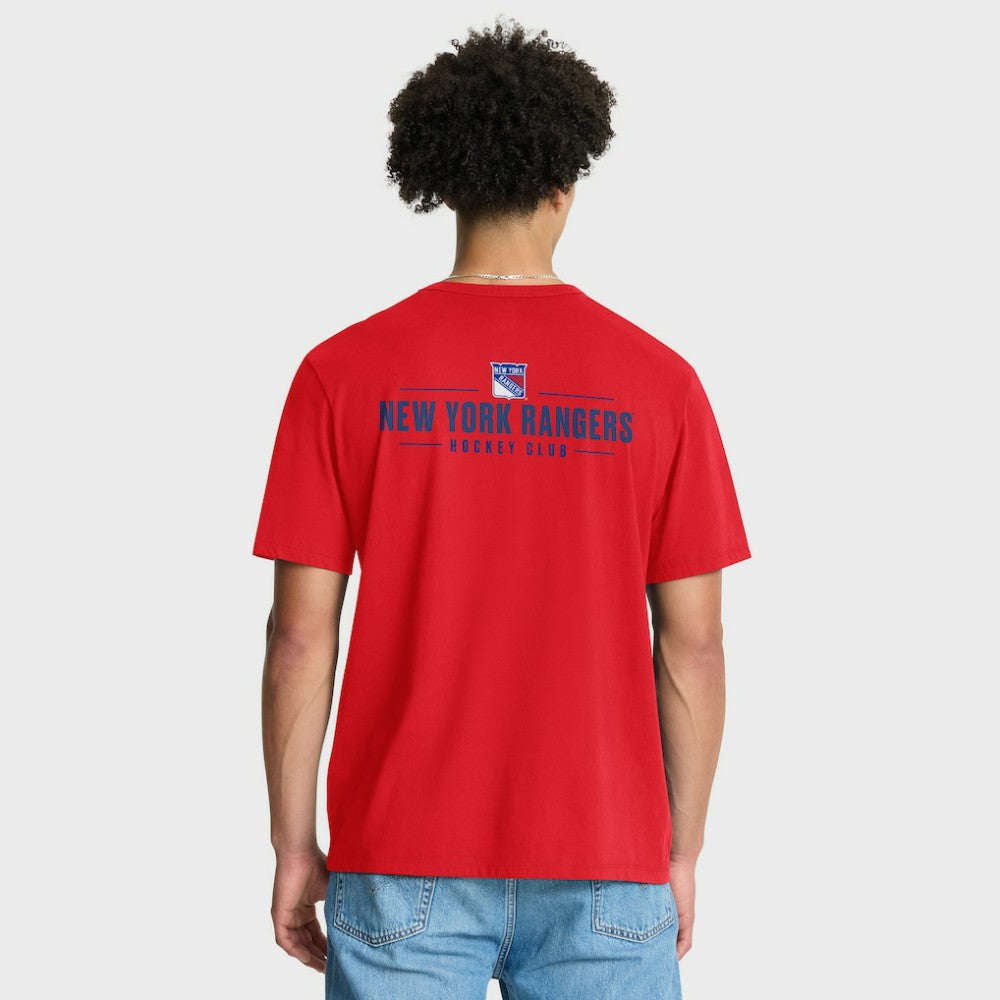 NHL Red New York Rangers Fanatics Crash The Net Legacy T-Shirt
