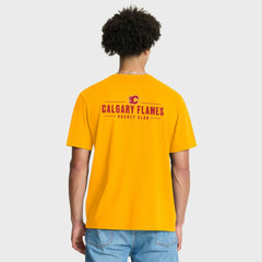 NHL Gold Calgary Flames Fanatics Crash The Net Legacy T-Shirt