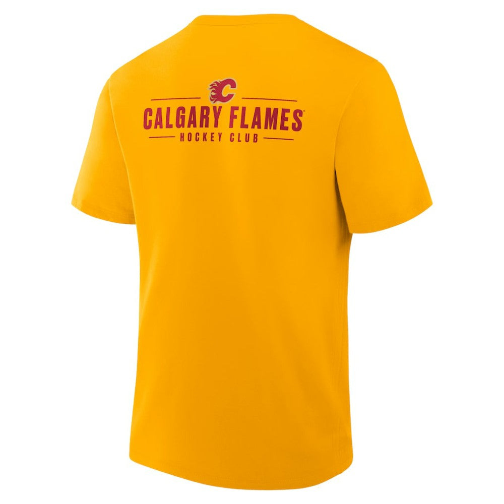 NHL Gold Calgary Flames Fanatics Crash The Net Legacy T-Shirt