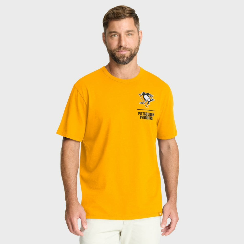 NHL Gold Pittsburgh Penguins Fanatics Crash The Net Legacy T-Shirt