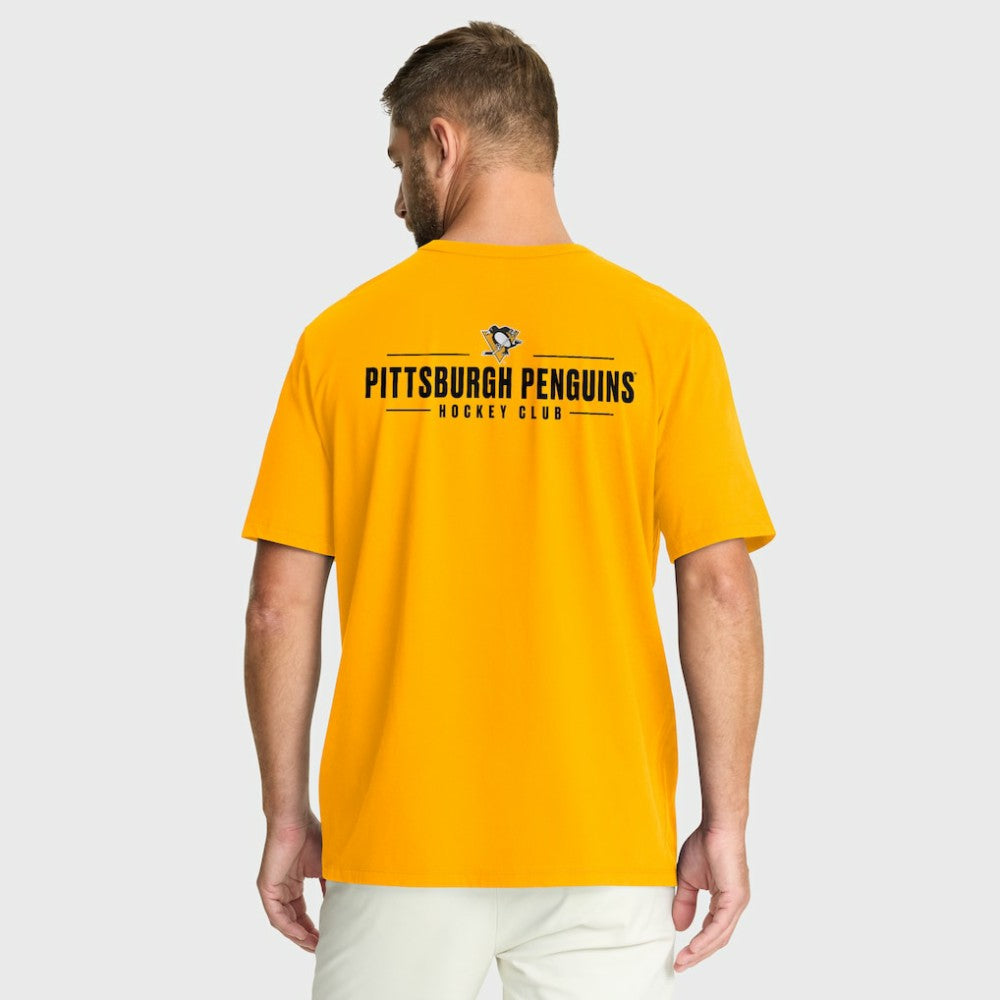 NHL Gold Pittsburgh Penguins Fanatics Crash The Net Legacy T-Shirt