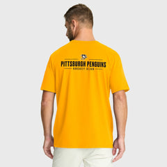 NHL Gold Pittsburgh Penguins Fanatics Crash The Net Legacy T-Shirt