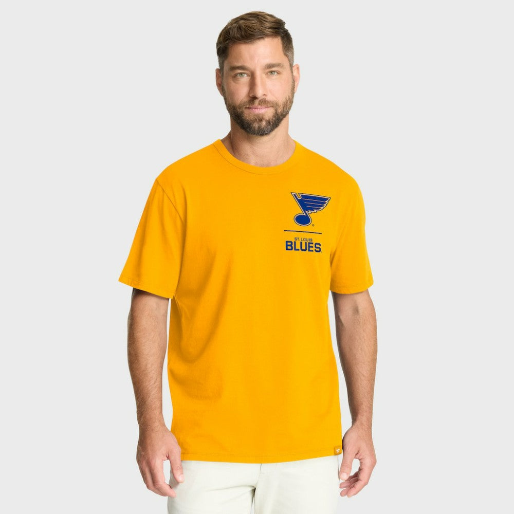 NHL Gold St. Louis Blues Fanatics Crash The Net Legacy T-Shirt