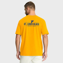 NHL Gold St. Louis Blues Fanatics Crash The Net Legacy T-Shirt