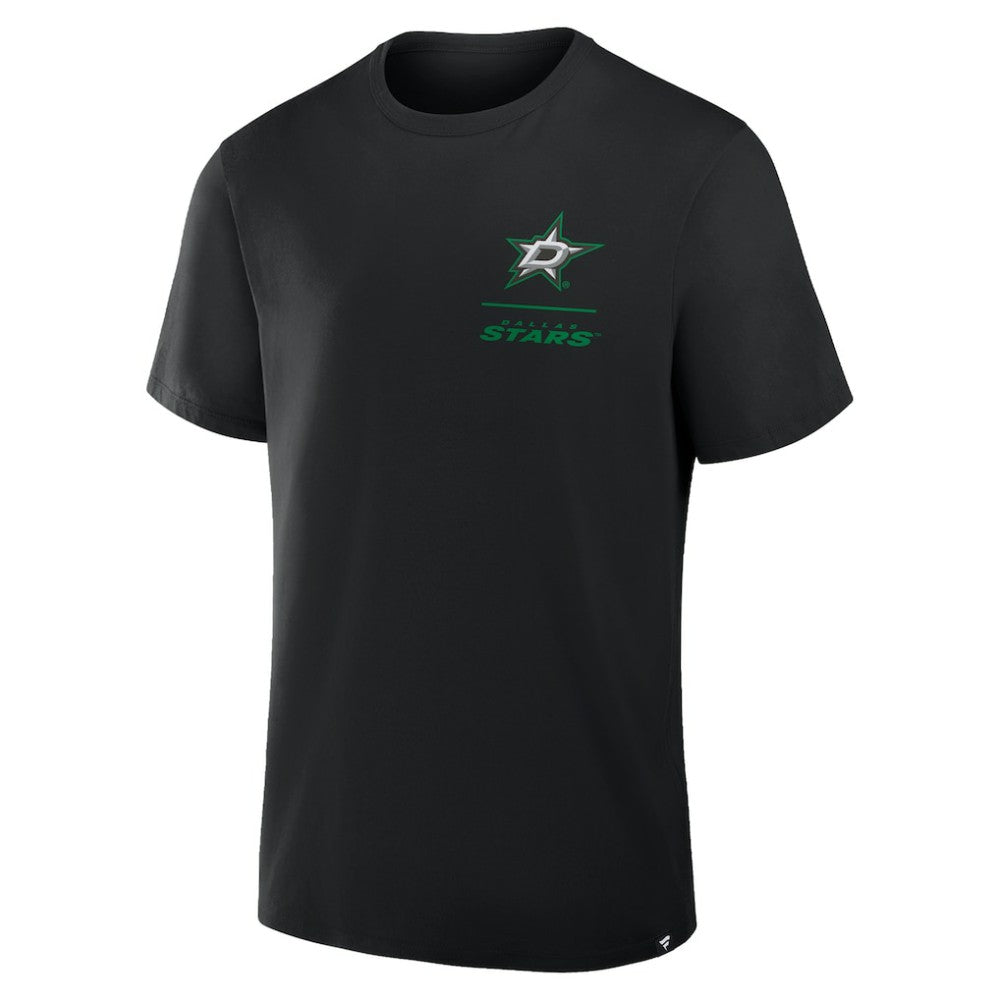NHL Black Dallas Stars Fanatics Crash The Net Legacy T-Shirt