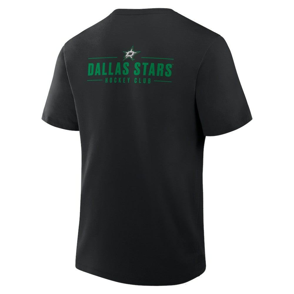 NHL Black Dallas Stars Fanatics Crash The Net Legacy T-Shirt