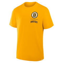 NHL Gold Boston Bruins Fanatics Crash The Net Legacy T-Shirt