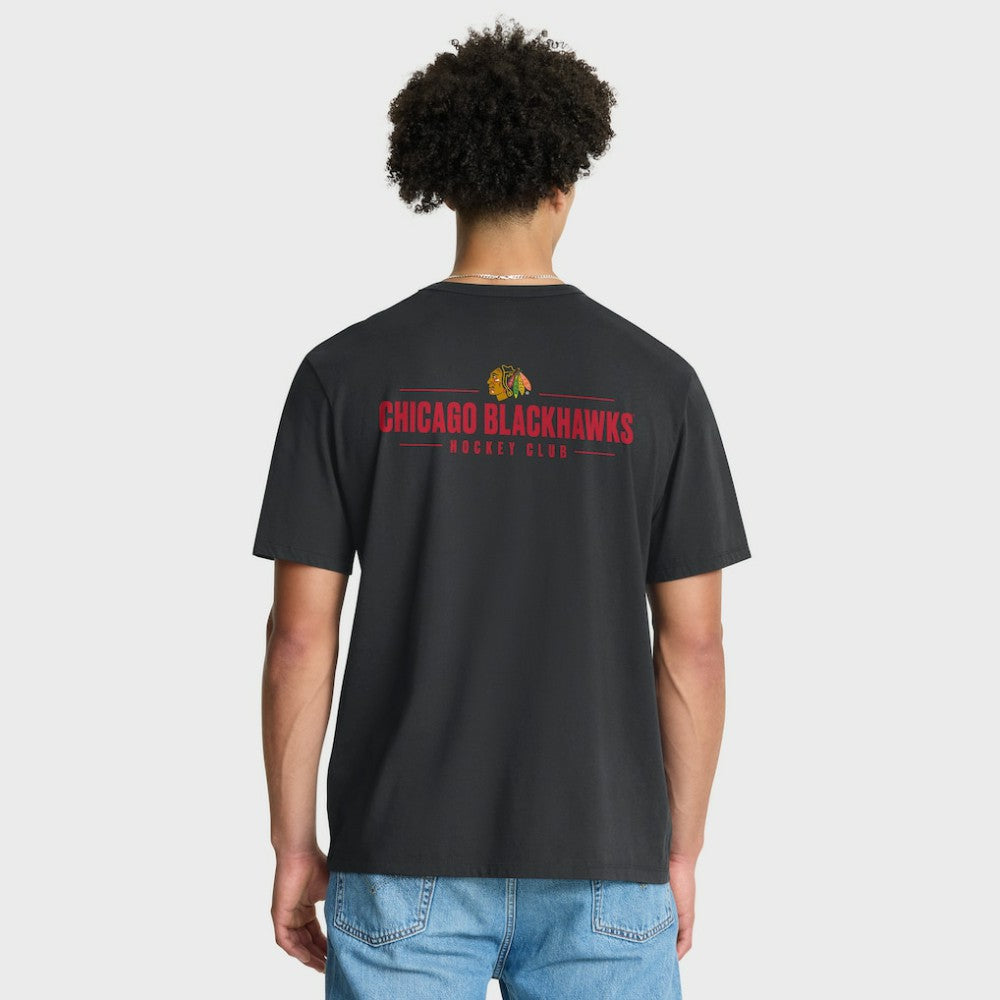 NHL Black Chicago Blackhawks Fanatics Crash The Net Legacy T-Shirt
