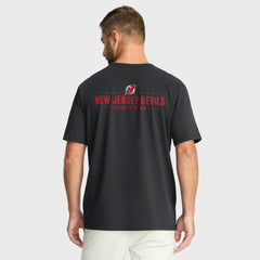 NHL Black New Jersey Devils Fanatics Crash The Net Legacy T-Shirt