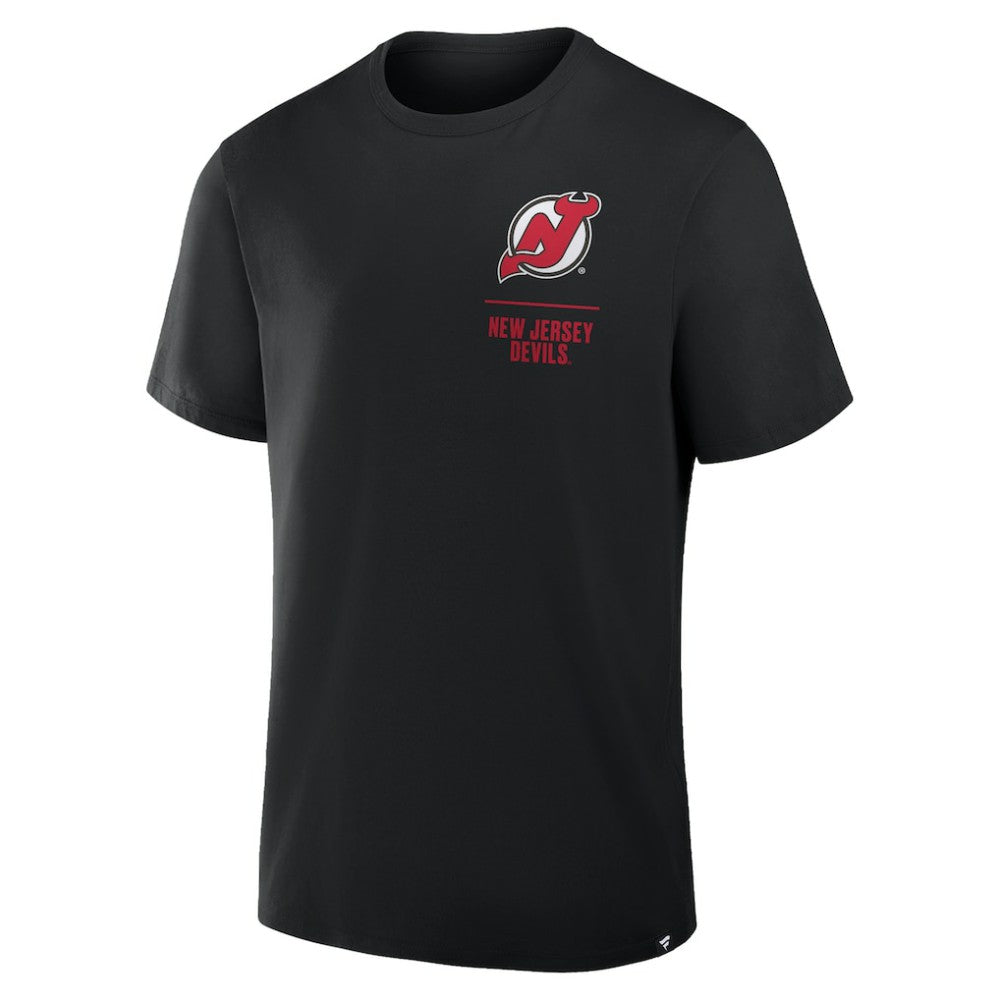 NHL Black New Jersey Devils Fanatics Crash The Net Legacy T-Shirt
