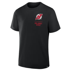 NHL Black New Jersey Devils Fanatics Crash The Net Legacy T-Shirt