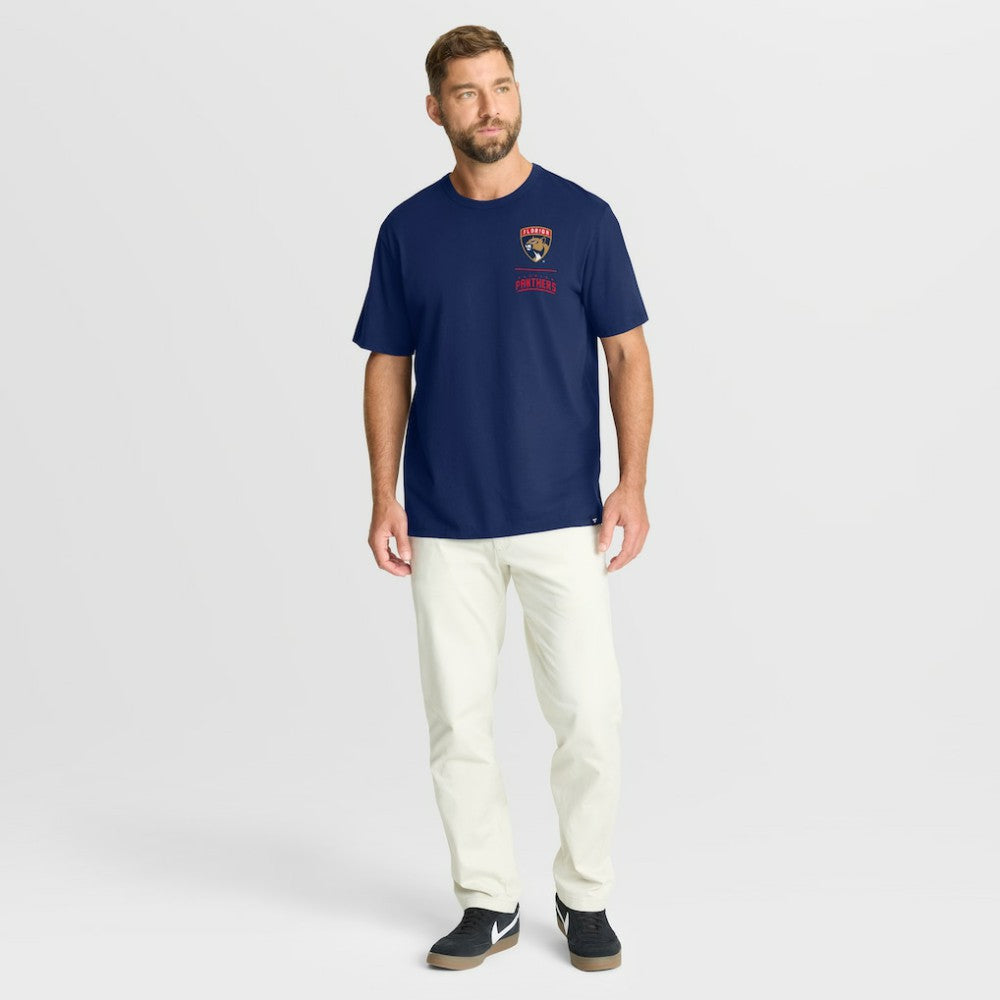 NHL Navy Florida Panthers Fanatics Crash The Net Legacy T-Shirt