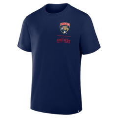 NHL Navy Florida Panthers Fanatics Crash The Net Legacy T-Shirt