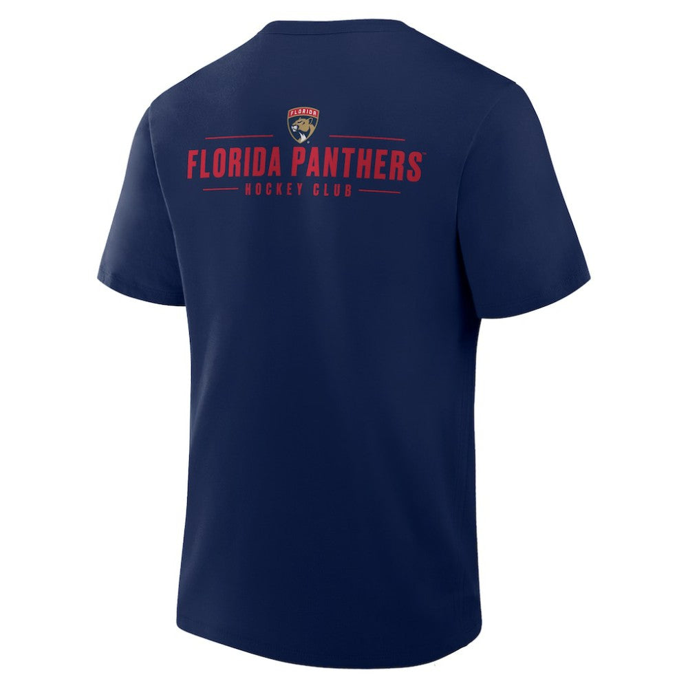NHL Navy Florida Panthers Fanatics Crash The Net Legacy T-Shirt
