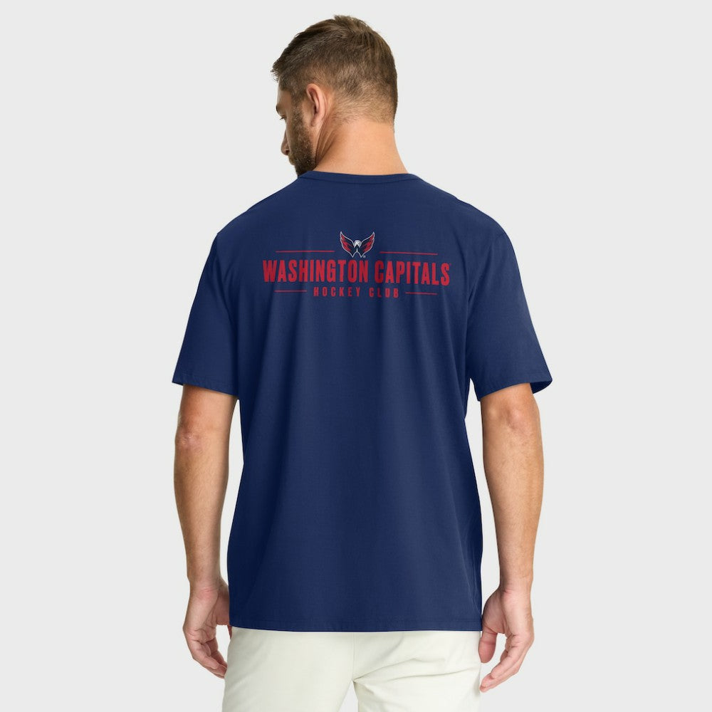NHL Navy Washington Capitals Fanatics Crash The Net Legacy T-Shirt