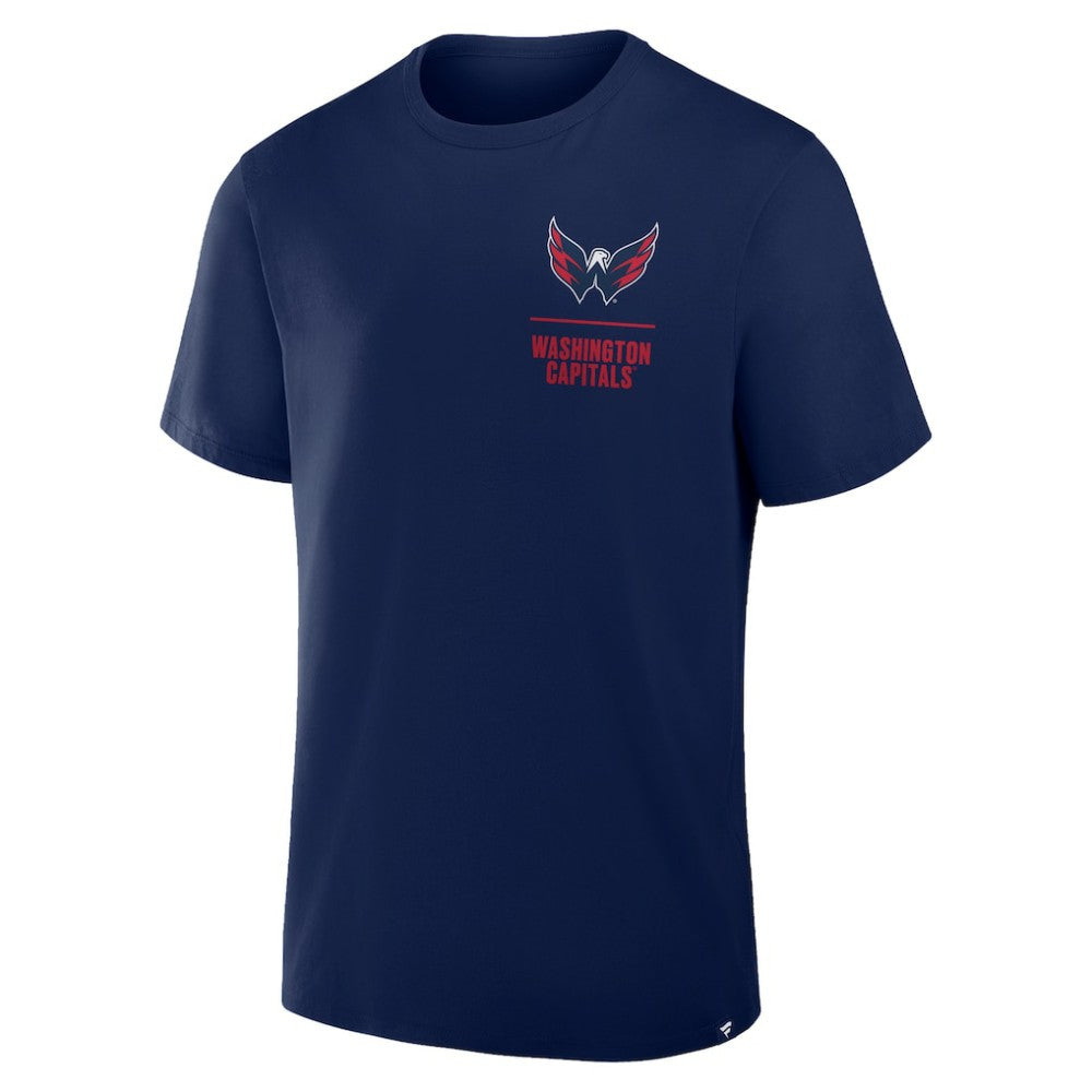 NHL Navy Washington Capitals Fanatics Crash The Net Legacy T-Shirt