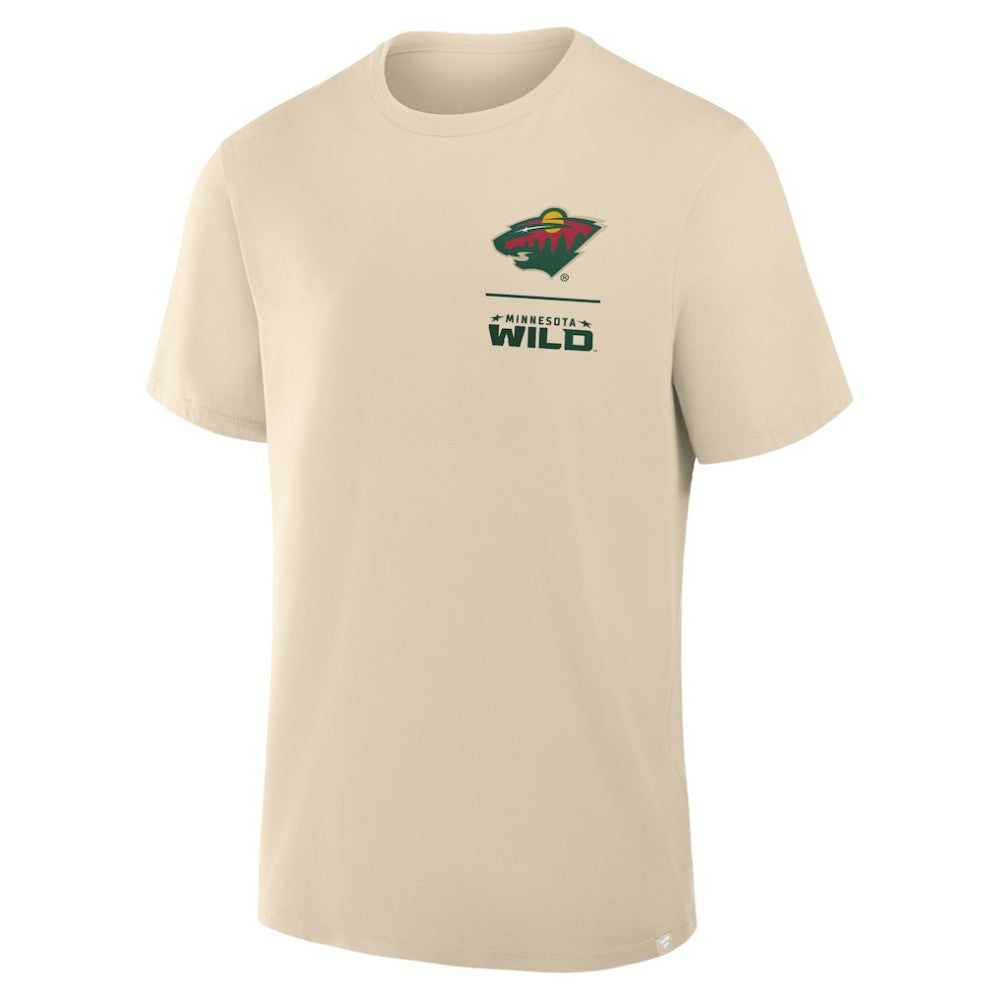 NHL Natural Minnesota Wild Fanatics Crash The Net Legacy T-Shirt