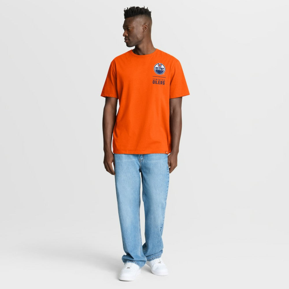 NHL Orange Edmonton Oilers Fanatics Crash The Net Legacy T-Shirt