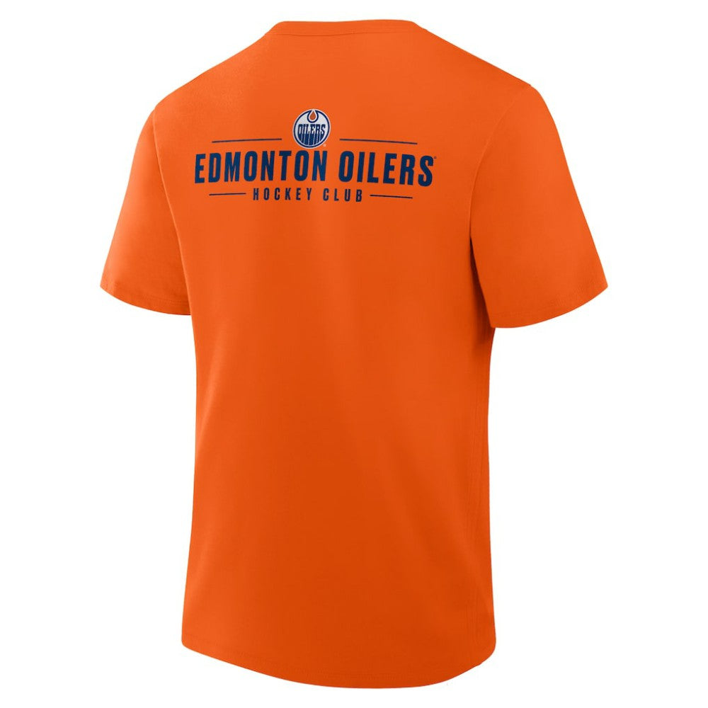 NHL Orange Edmonton Oilers Fanatics Crash The Net Legacy T-Shirt