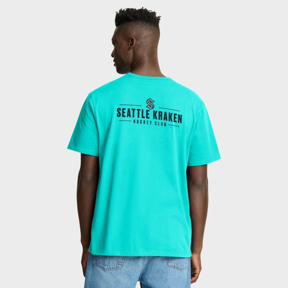 NHL Light Blue Seattle Kraken Fanatics Crash The Net Legacy T-Shirt