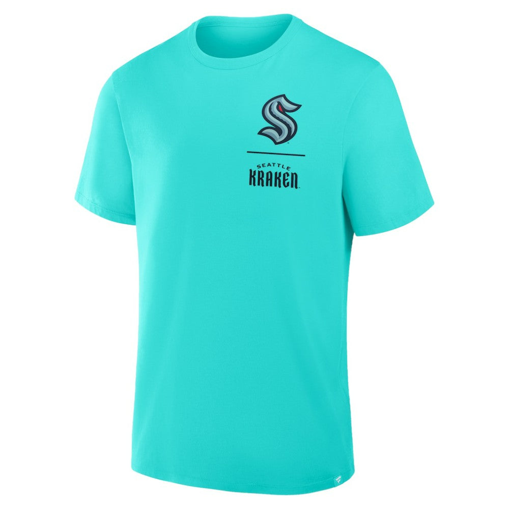 NHL Light Blue Seattle Kraken Fanatics Crash The Net Legacy T-Shirt