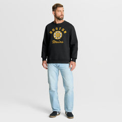 NHL Black Boston Bruins Fanatics Vintage Stickler Sweatshirt