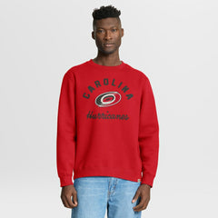 NHL Red Carolina Hurricanes Fanatics  Stickler Sweatshirt