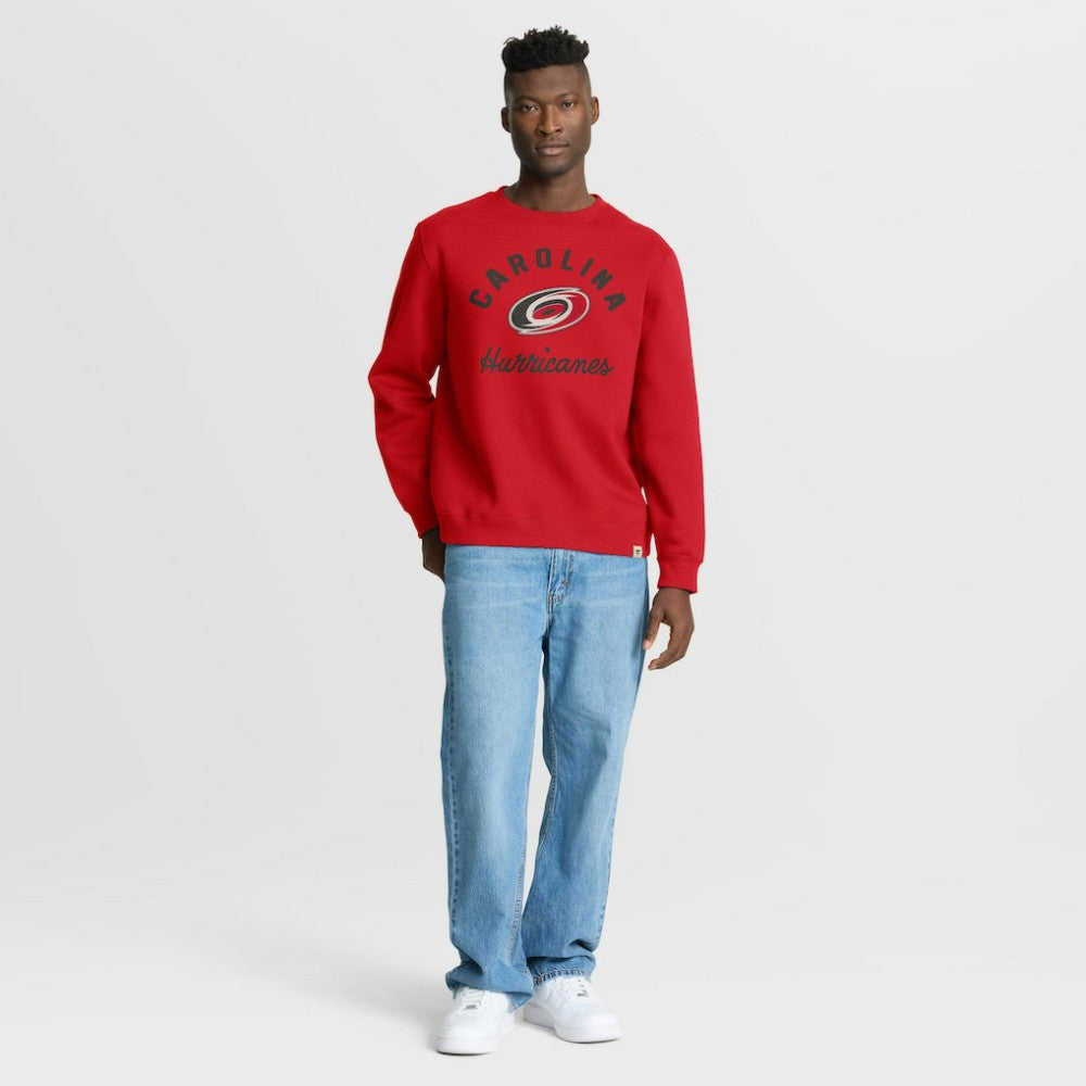 NHL Red Carolina Hurricanes Fanatics  Stickler Sweatshirt