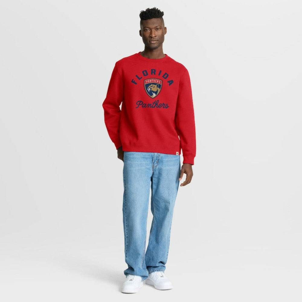 NHL Red Florida Panthers Fanatics  Stickler Sweatshirt