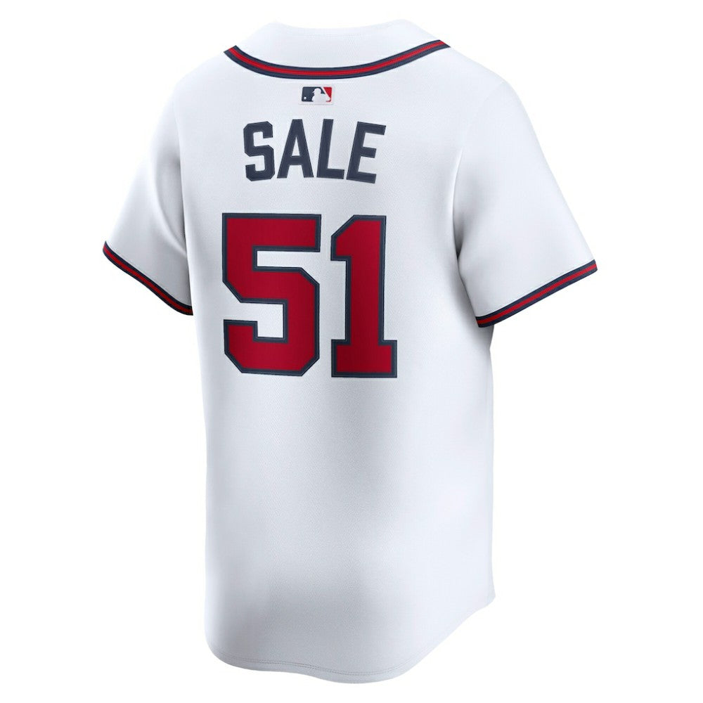 MLB Chris Sale Atlanta Braves Nike Home Limited Player Jersey