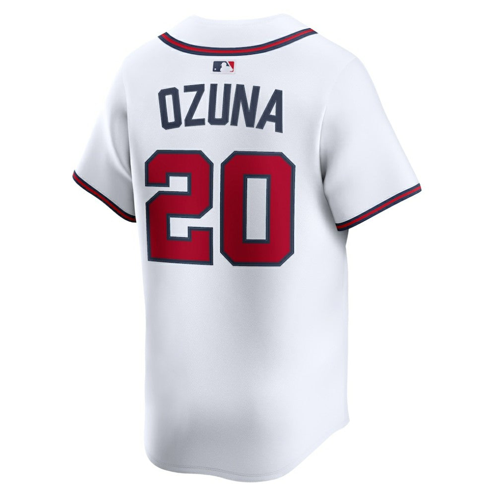 MLB Marcell Ozuna Atlanta Braves Nike Home Limited Player Jersey
