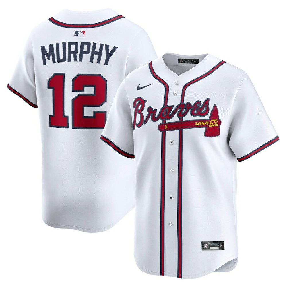 MLB Sean Murphy Atlanta Braves Nike Home Limited Player Jersey