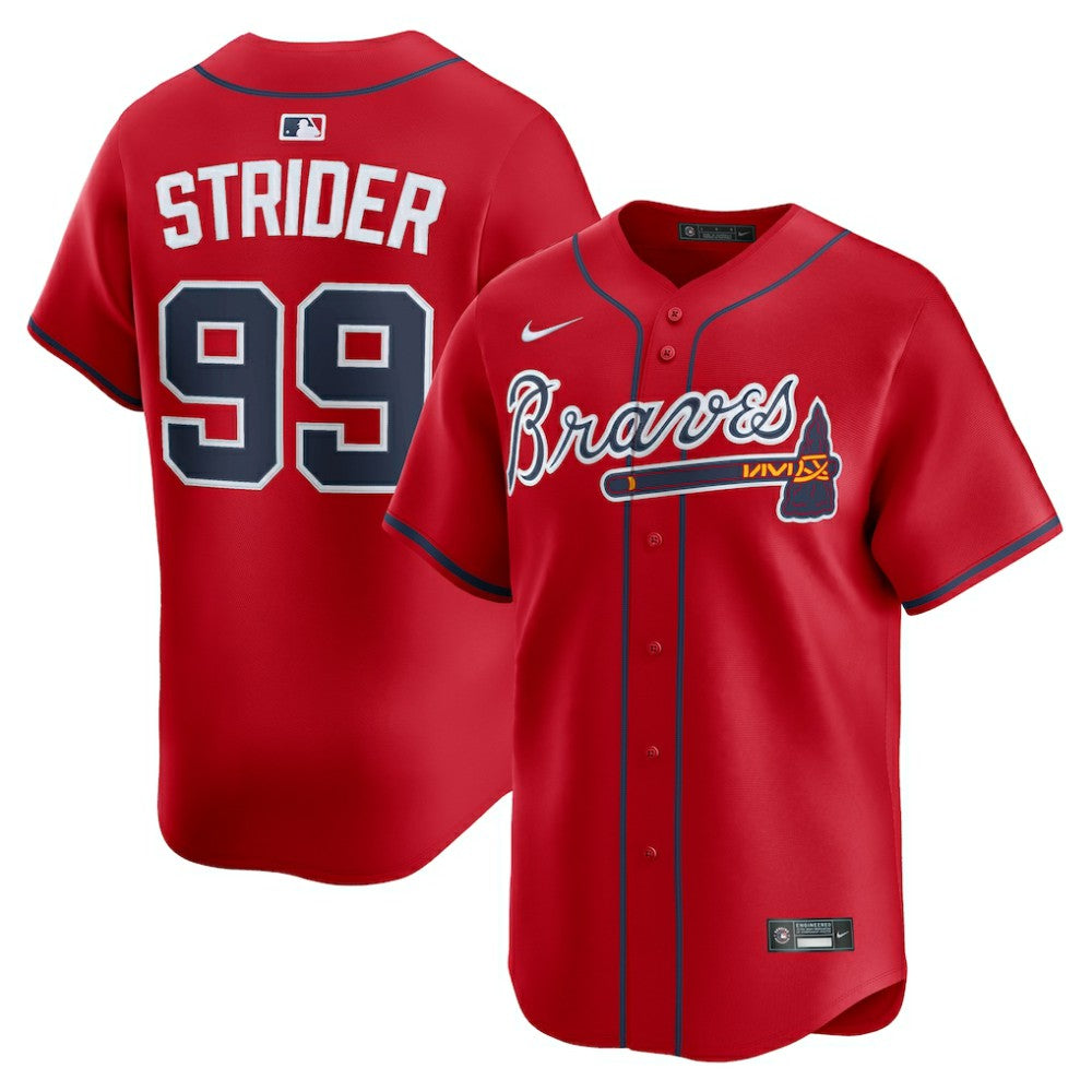 MLB Spencer Strider Atlanta Braves Nike Alternate Limited Player Jersey