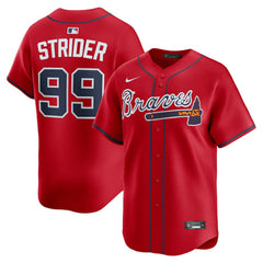 MLB Spencer Strider Atlanta Braves Nike Alternate Limited Player Jersey