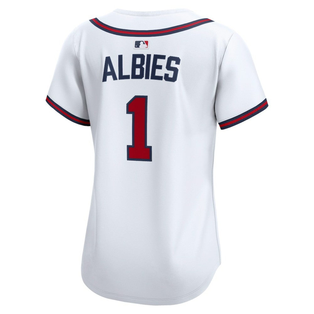 MLB Ozzie Albies Atlanta Braves Nike Women's Home Limited Player Jersey