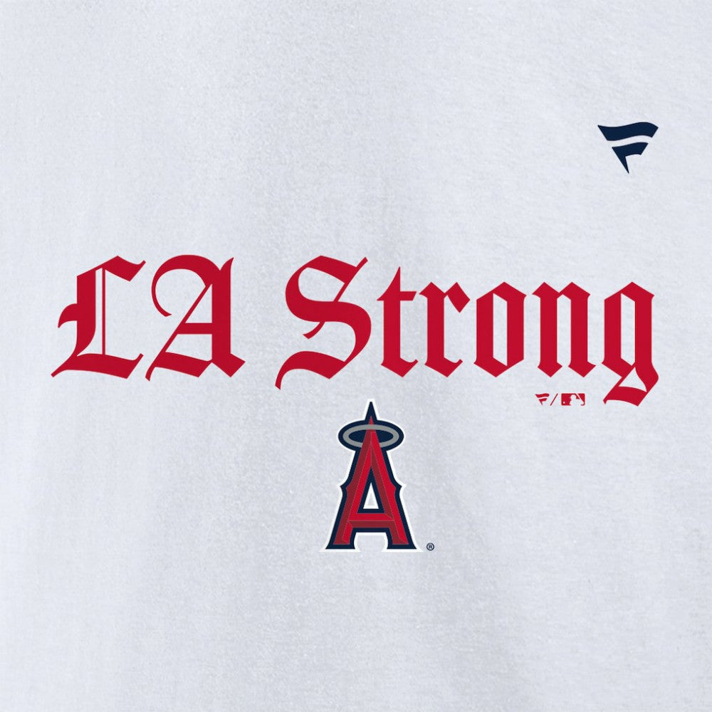 MLB Los Angeles Angels Fanatics Unisex LA Strong Premium Fleece Pullover Hoodie