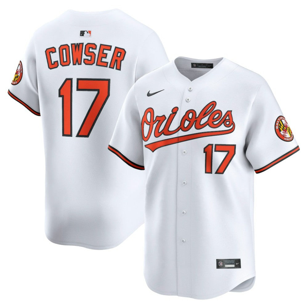 MLB Colton Cowser Baltimore Orioles Nike Home Limited Player Jersey