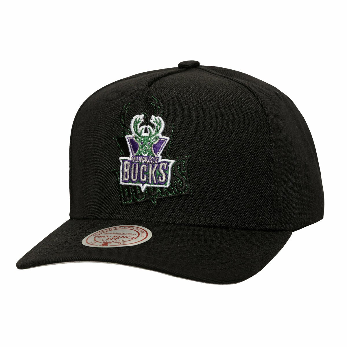 NBA Milwaukee Bucks Tilted Pro Pinch Adjustable Hat